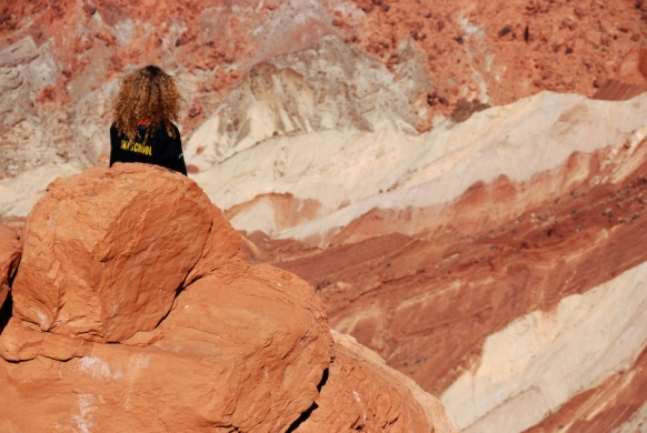 Isabelle at Upheaval Dome