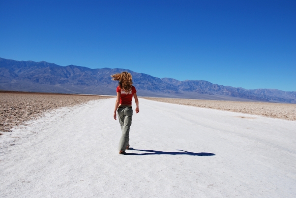 Isabelle at Badwater Basin