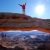 Jérôme on top of Mesa Arch