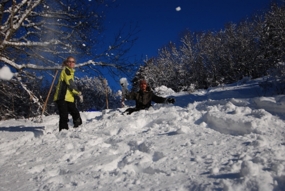 Bataille de boules de neige